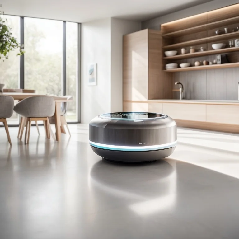 Smart kitchen appliance in modern home